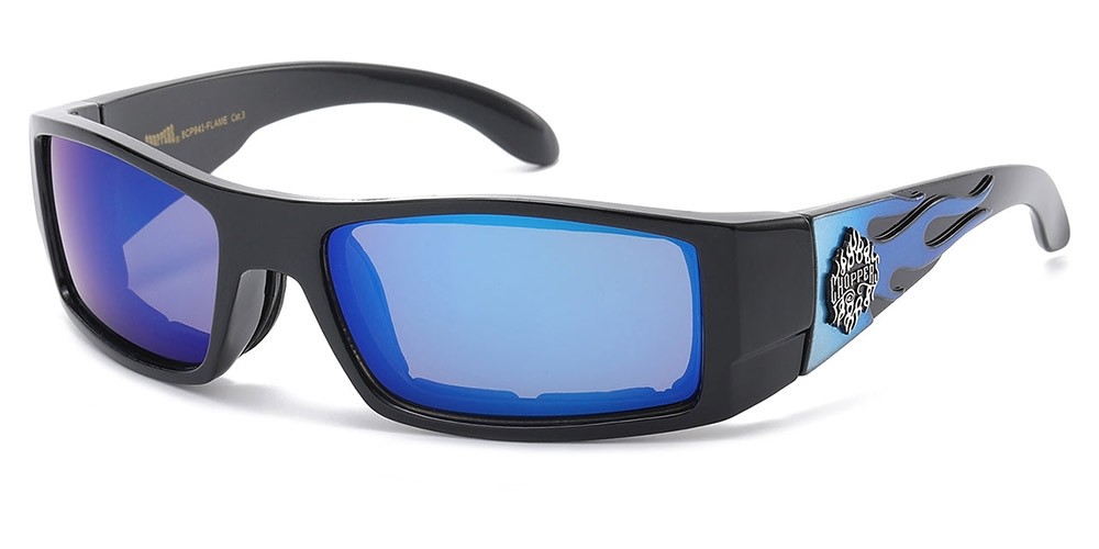 Choppers Padded Biker SUNGLASSES Wholesale CP941-FLAME