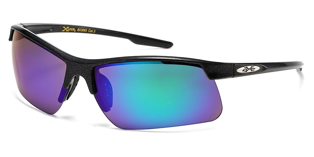 X-Loop Half FRAME Men's Wholesale Sunglasses X3665